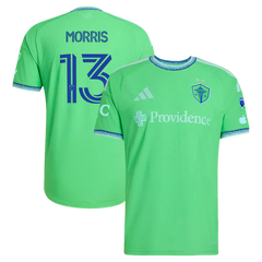 adidas Jordan Morris Seattle Sounders FC 2026 Authentic Patch Jersey