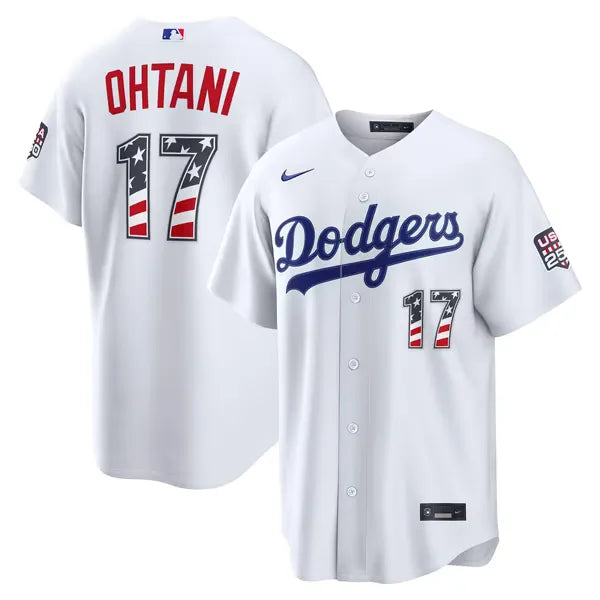 Los Angeles Dodgers White Stadium Jersey (Shohei Ohtani)