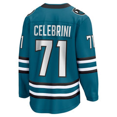 Fanatics Macklin Celebrini San Jose Sharks Home Breakaway Jersey