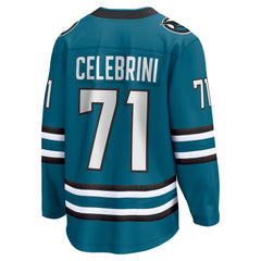 Fanatics Macklin Celebrini San Jose Sharks Home Breakaway Jersey