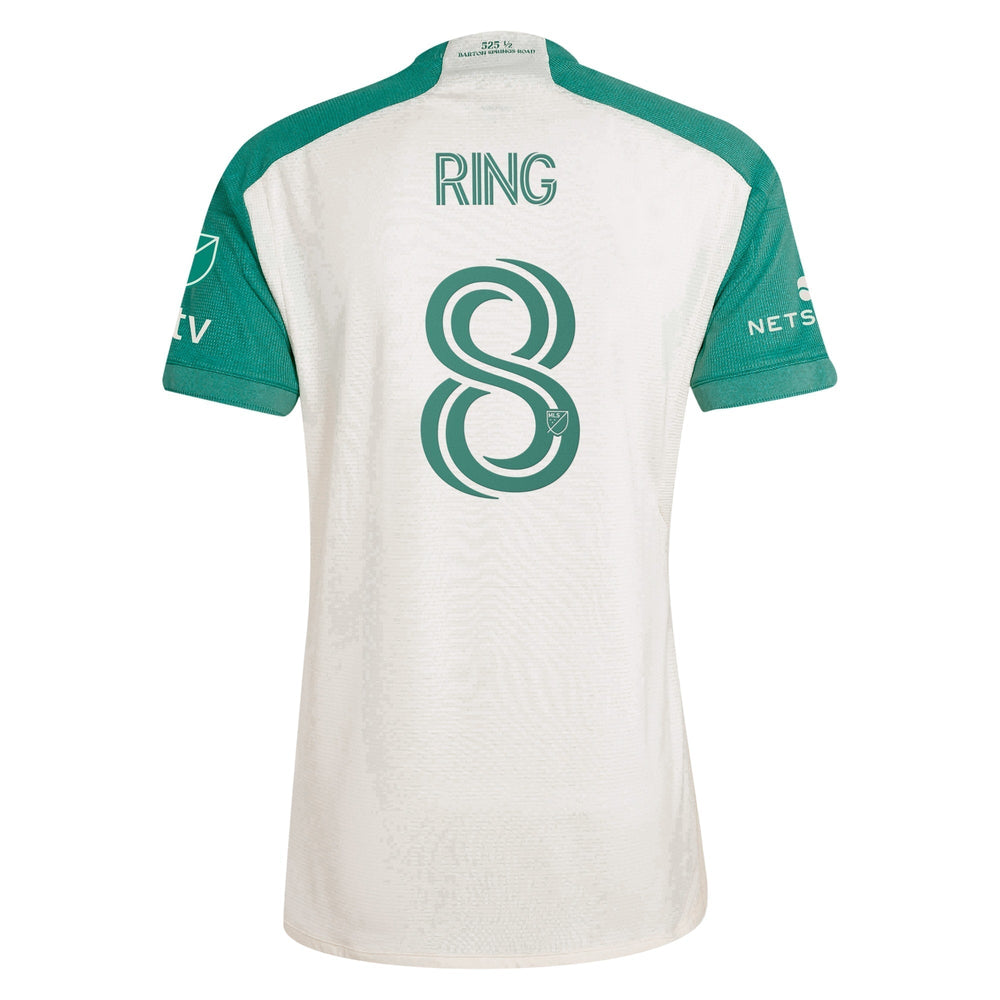Alexander Ring Austin FC adidas 2024 The Armadillo Kit Authentic Player Jersey – Tan adidas