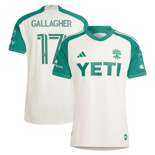 Jon Gallagher Austin FC adidas 2024 The Armadillo Kit Authentic Player Jersey – Tan adidas