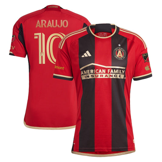 Luiz Araújo Atlanta United FC adidas 2023 The 17s' Kit Authentic Jersey - Black adidas