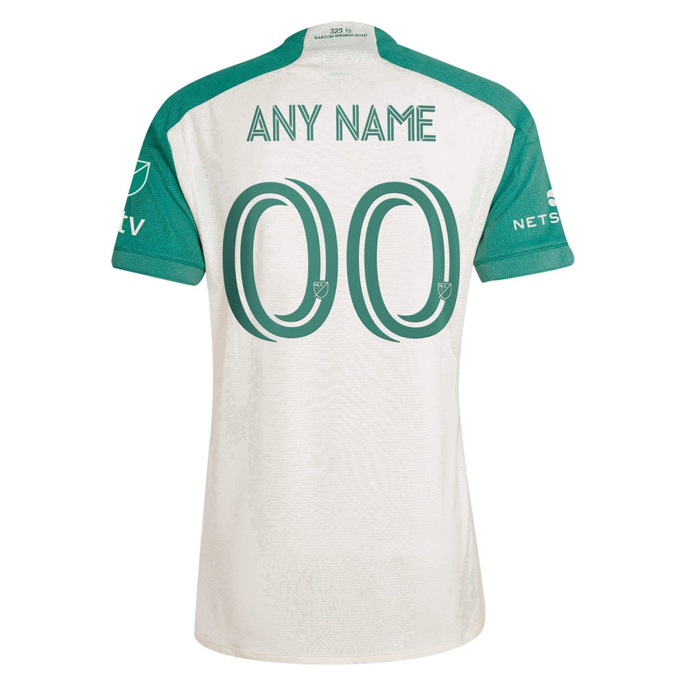 Austin FC adidas 2024 The Armadillo Kit Authentic Custom Jersey – Tan adidas