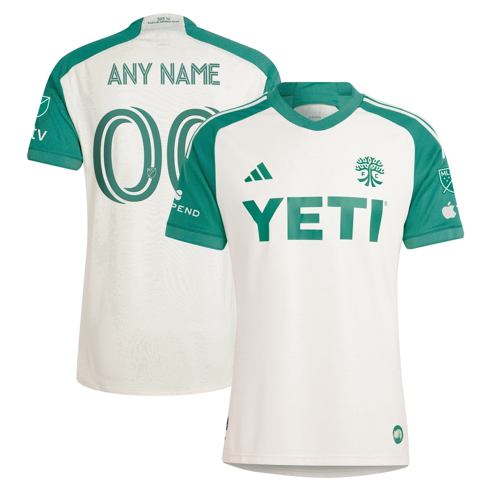 Austin FC adidas 2024 The Armadillo Kit Authentic Custom Jersey – Tan adidas