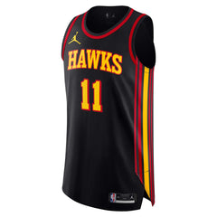 Trae Young Atlanta Hawks Jordan Brand Authentic Player Jersey - Statement Edition - Black Jordan Brand