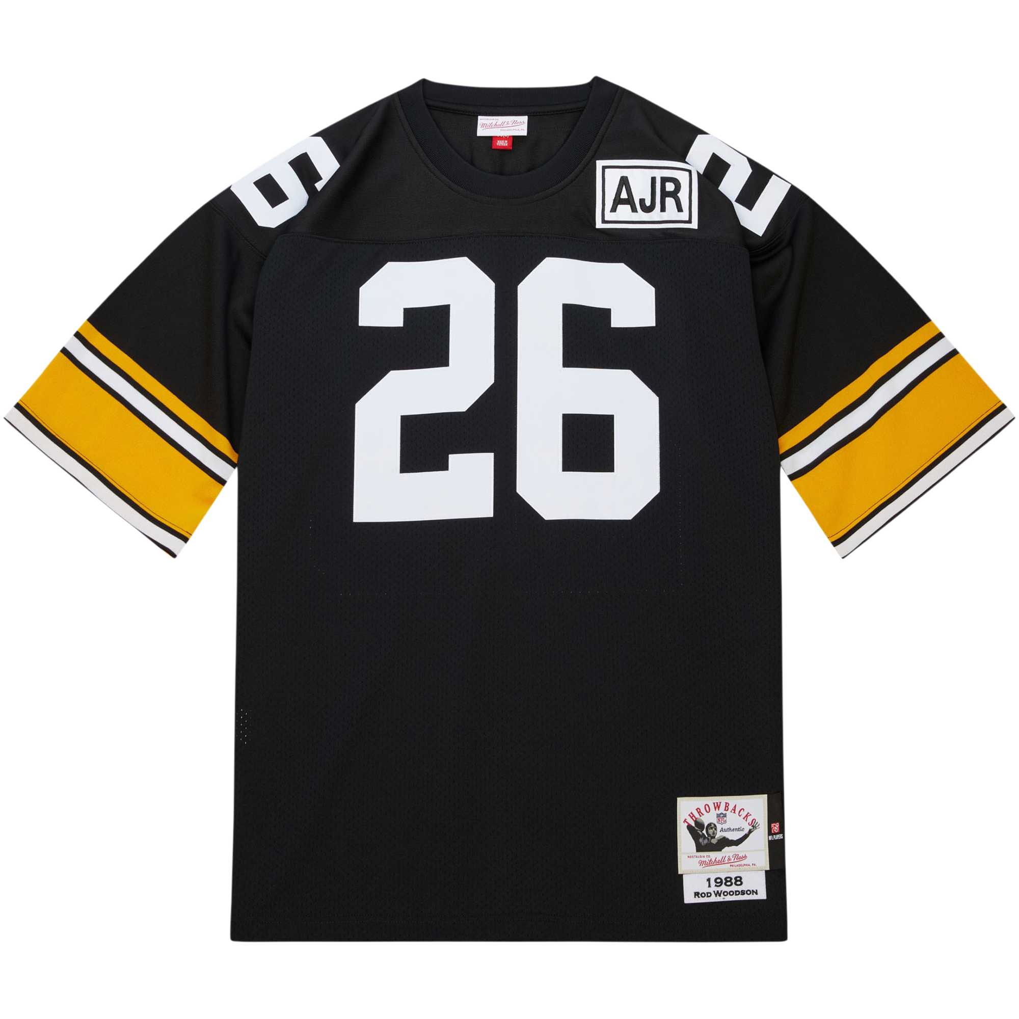 Rod Woodson Pittsburgh Steelers 1988 Mitchell & Ness Authentic Throwback Retired Player Jersey - Black Mitchell & Ness