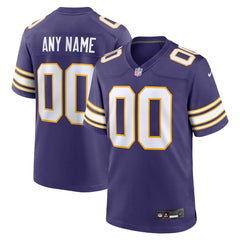 Nike Minnesota Vikings Classic Custom Game Jersey