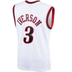 Mitchell & Ness Allen Iverson Philadelphia 76ers White Swingman Jersey