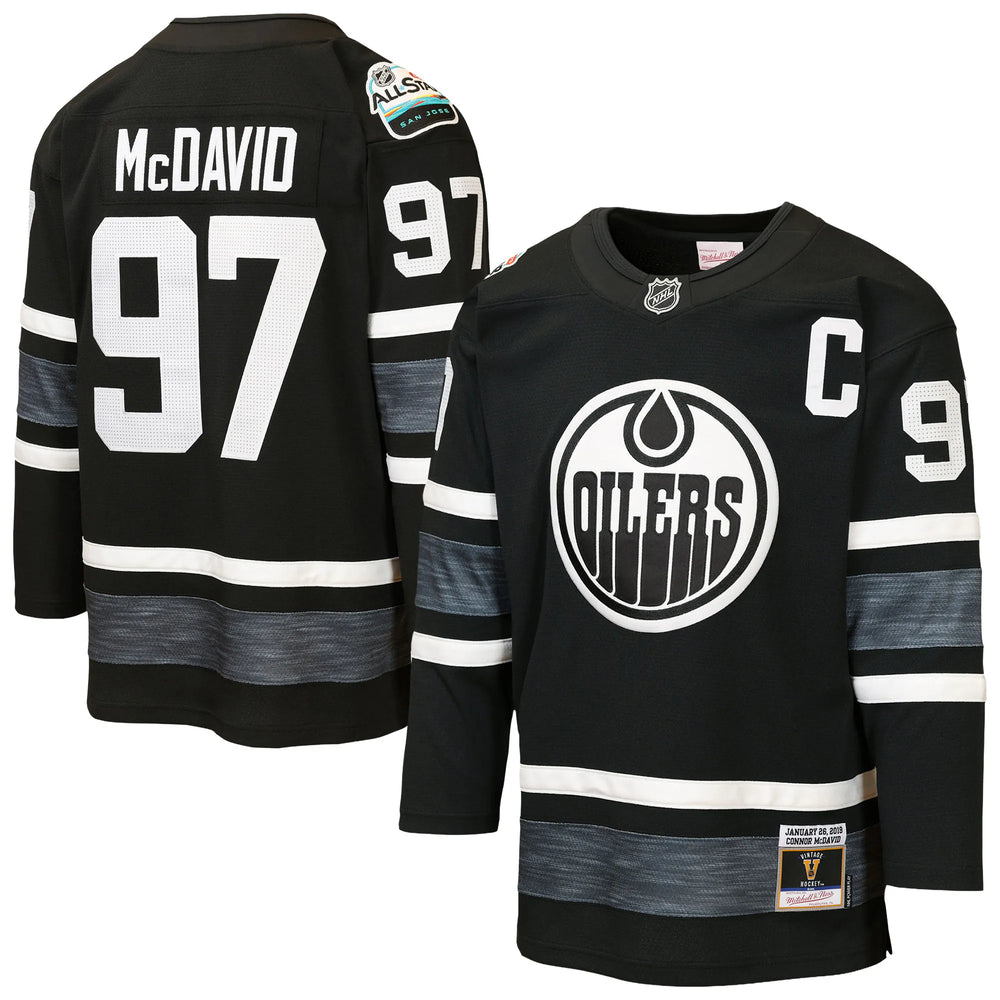 Mitchell & Ness Connor McDavid Edmonton Oilers Youth 2019 All-Star Game Jersey