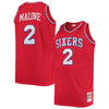 Mitchell & Ness Moses Malone Philadelphia 76ers Big & Tall Swingman Jersey