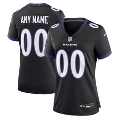Nike Baltimore Ravens Women's Alternate Custom Game Jersey