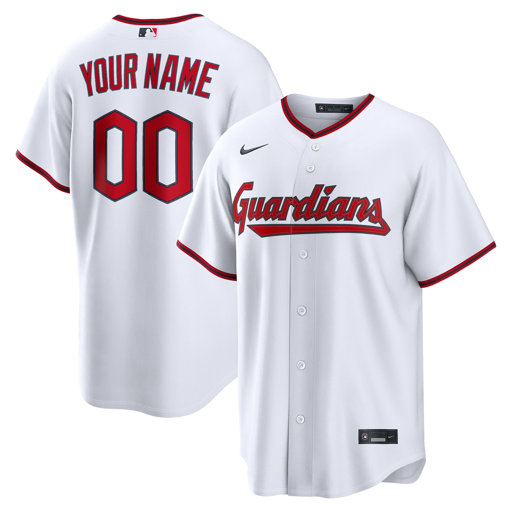 Nike Cleveland Guardians Home Replica Custom Jersey