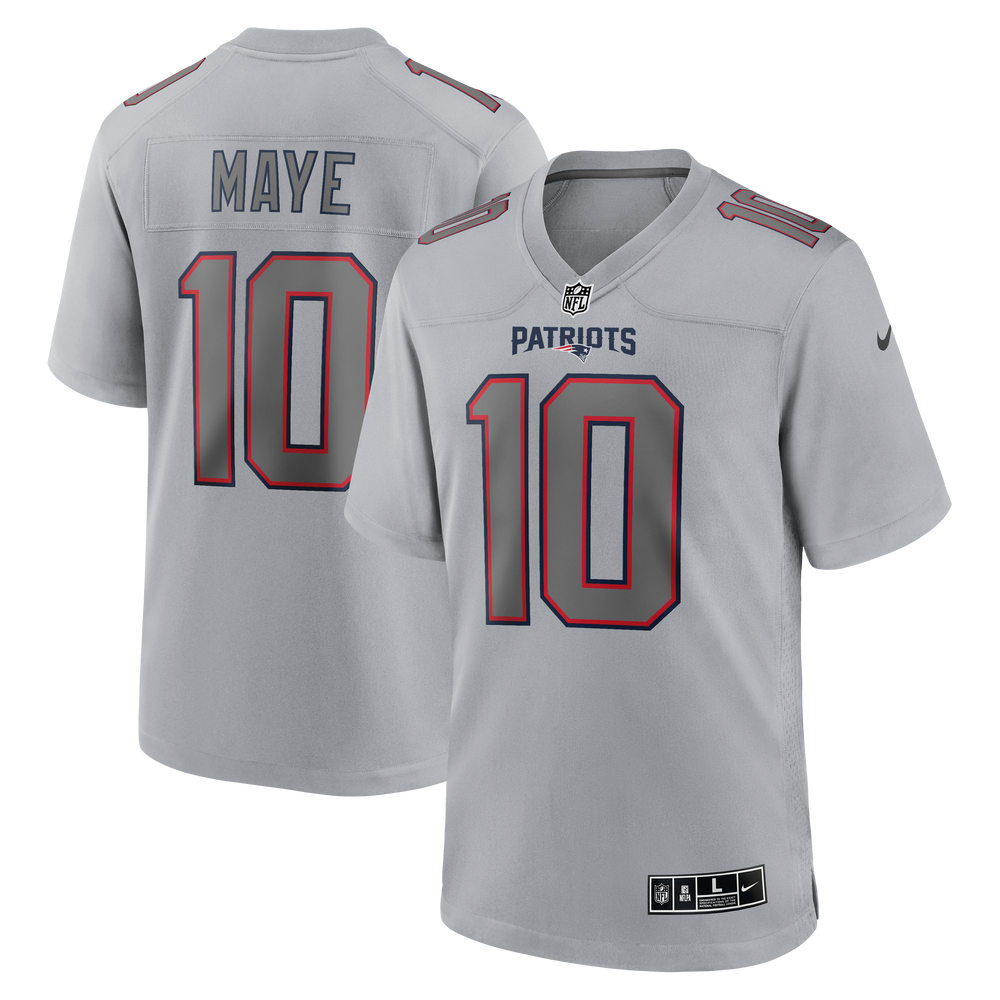 Nike Drake Maye New England Patriots Atmosphere Fashion Game Jersey