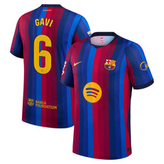 Nike Gavi Barcelona 2026/27 Home Match Authentic Jersey