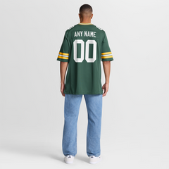 Nike Green Bay Packers Custom Game Jersey