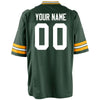 Nike Green Bay Packers Youth Custom Game Jersey