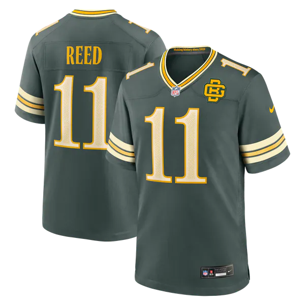 Nike Jayden Reed Green Bay Packers 2026 Rivalries Game Jersey