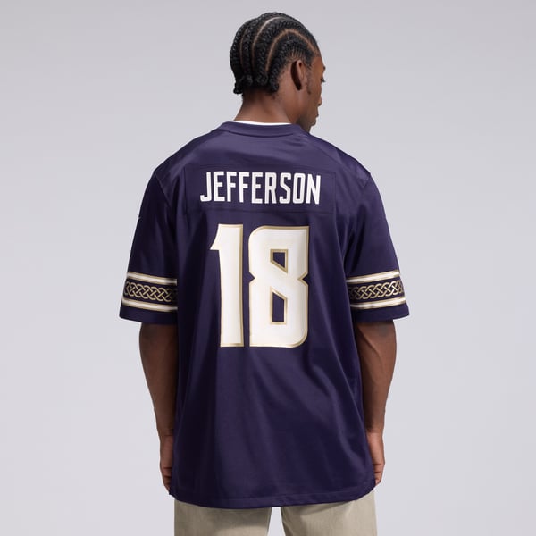 Nike Justin Jefferson Minnesota Vikings 2026 Rivalries Game Jersey Purple