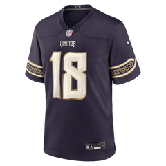 Nike Justin Jefferson Minnesota Vikings 2026 Rivalries Game Jersey Purple