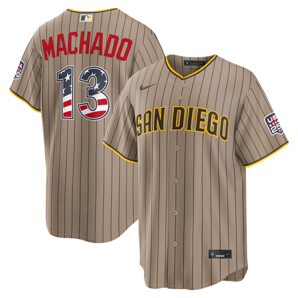 Nike Manny Machado San Diego Padres USA 250 Stadium Jersey