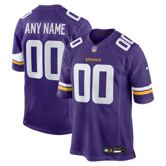 Nike Minnesota Vikings Purple Custom Game Jersey