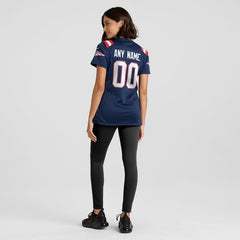 Nike New England Patriots Women's Custom Game Jersey Navy