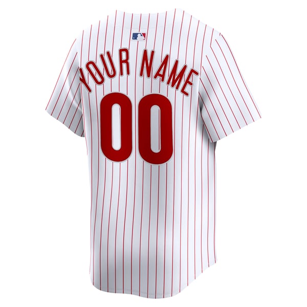 Nike Philadelphia Phillies Home Limited Custom Jersey