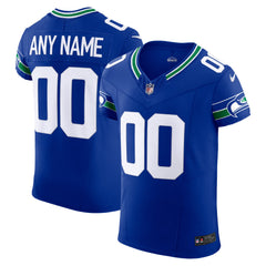 Nike Seattle Seahawks Alternate Vapor F.U.S.E. Elite Custom Men's Jersey