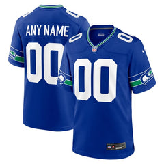 Nike Seattle Seahawks Throwback Custom Jersey