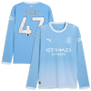 Puma Phil Foden Manchester City 2026/27 Home Replica Long Sleeve Jersey