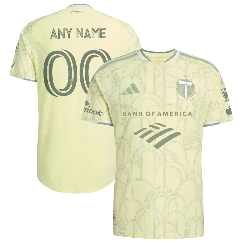 Portland Timbers Yellow Civic Stadium Kit Custom Jersey