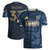 Adidas Quinn Sullivan Philadelphia Union 2026 1776 Kit Authentic Patch Jersey