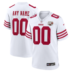 Nike San Francisco 49ers 80th Anniversary Custom Game Jersey