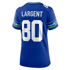 Nike Steve Largent Seattle Seahawks Women's Throwback Game Jersey