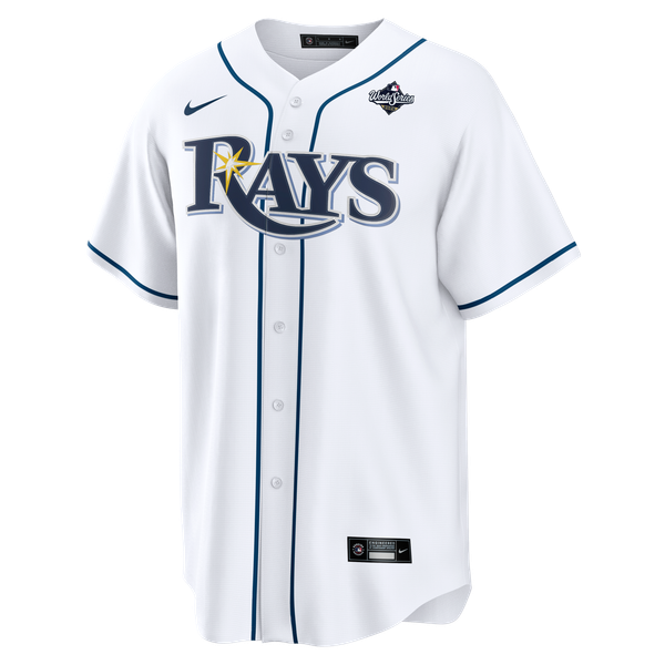 Nike Tampa Bay Rays 2026 World Series Patch Home Replica Custom Jersey