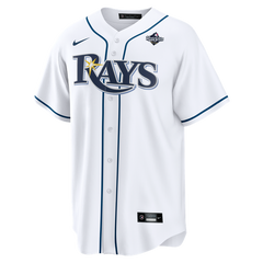 Nike Tampa Bay Rays 2026 World Series Patch Home Replica Custom Jersey