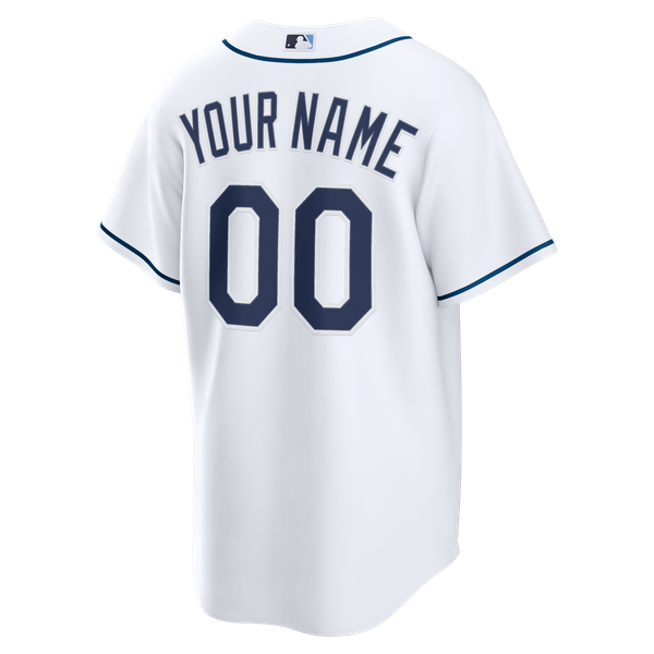 Nike Tampa Bay Rays 2026 World Series Patch Home Replica Custom Jersey