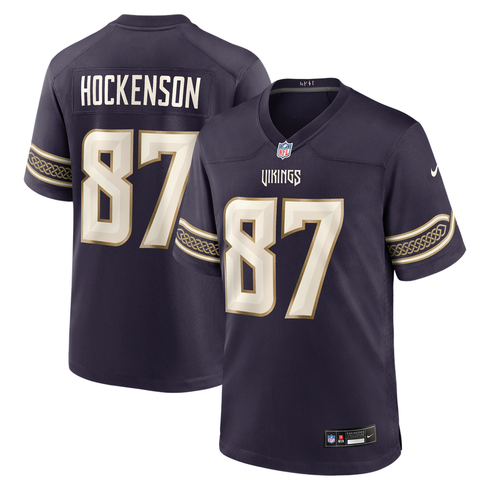 Nike T.J. Hockenson Minnesota Vikings 2026 Rivalries Game Jersey