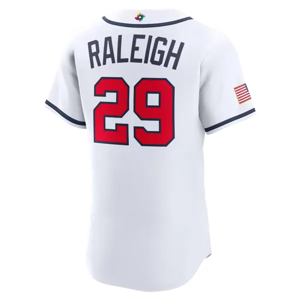 USA Baseball White 2026 World Baseball Classic Home Jersey (Cal Raleigh)