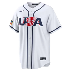 USA Baseball White Home Stadium Jersey (Clayton Kershaw)