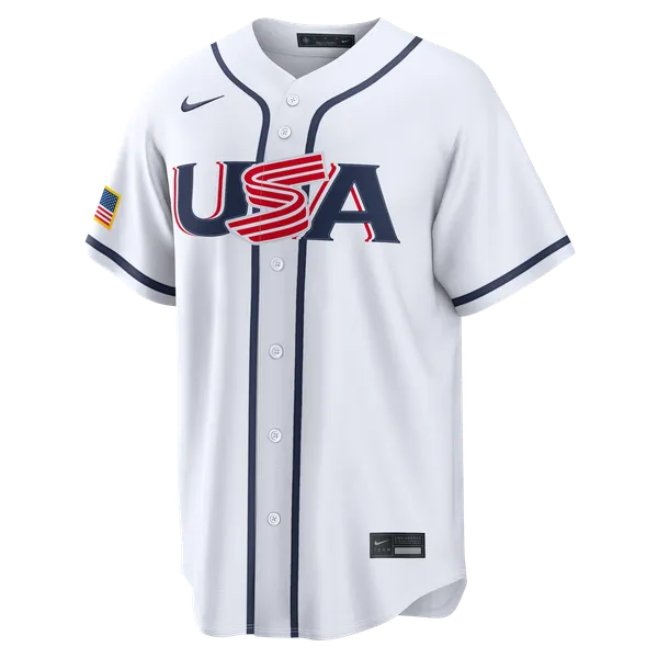 USA Baseball White Stadium Jersey (Paul Skenes)