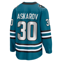 Fanatics Yaroslav Askarov San Jose Sharks Home Breakaway Jersey