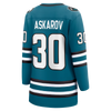 Fanatics Yaroslav Askarov San Jose Sharks Women's Breakaway Jersey