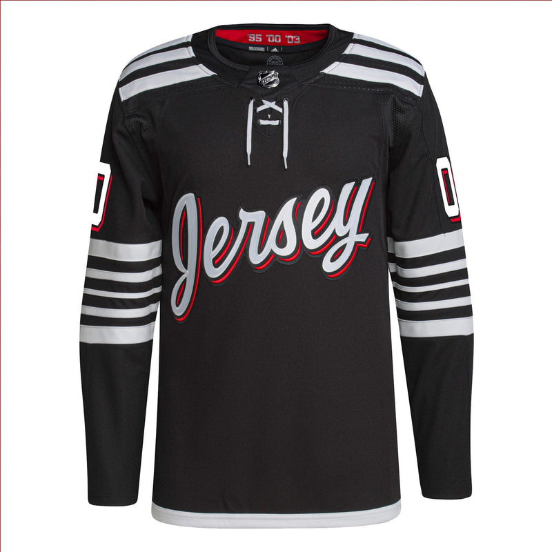 New Jersey Devils adidas  Alternate 2021/22 Primegreen Authentic Custom Jersey - Black