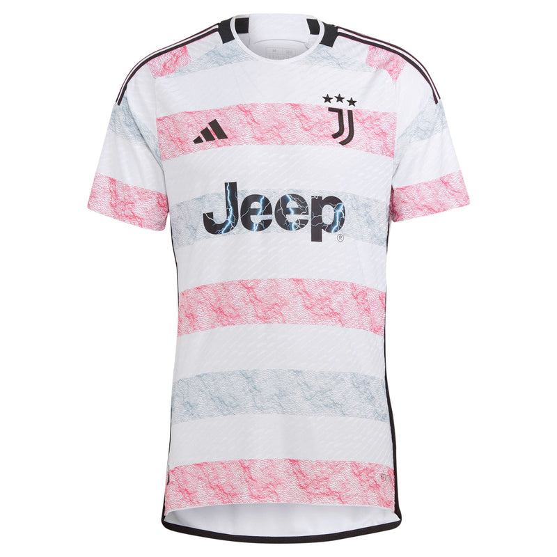 Timothy Weah Juventus adidas 2023/24 Away Authentic Jersey - White