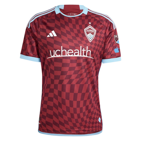 Colorado Rapids Adidas 2024 One Flag Kit Authentic Jersey - Burgundy Adidas