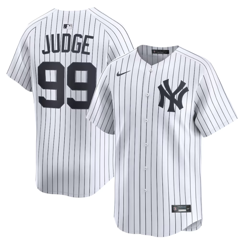 Aaron Judge New York Yankees Nike Home Limited Player Jersey - White Nike