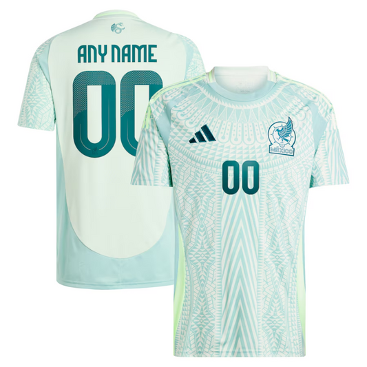 Adidas Mexico National Team Green 2024 Away Custom Jersey - Adidas