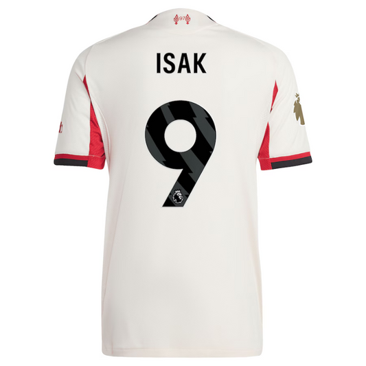 Alexander Isak Liverpool adidas 2025/26 Away Authentic Player Jersey - White Adidas